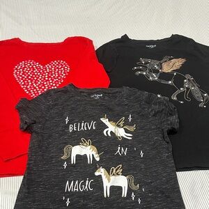 Cat & Jack 10/12 shirt bundle